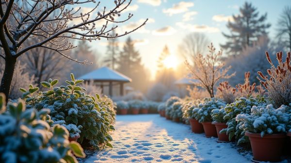 Maîtriser l'entretien du jardin en hiver pour des plantes florissantes